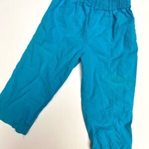 Vintage Kids Blue Elastic Waist Pants 100% cotton